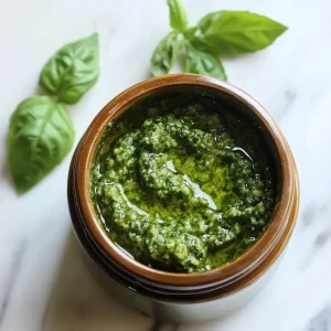Homemade Basil Pesto