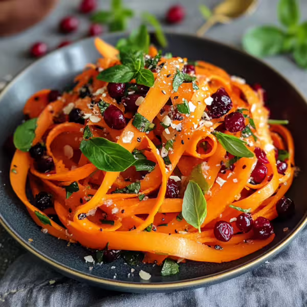 Carrot Ribbon Cranberry Salad