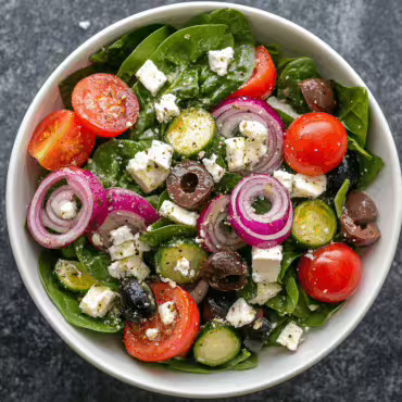 Greek Spinach Salad