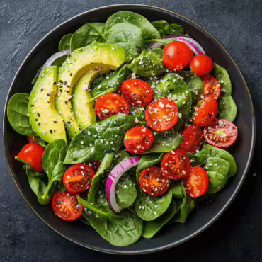 Spinach and Avocado Salad