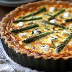 Asparagus and Feta Quiche
