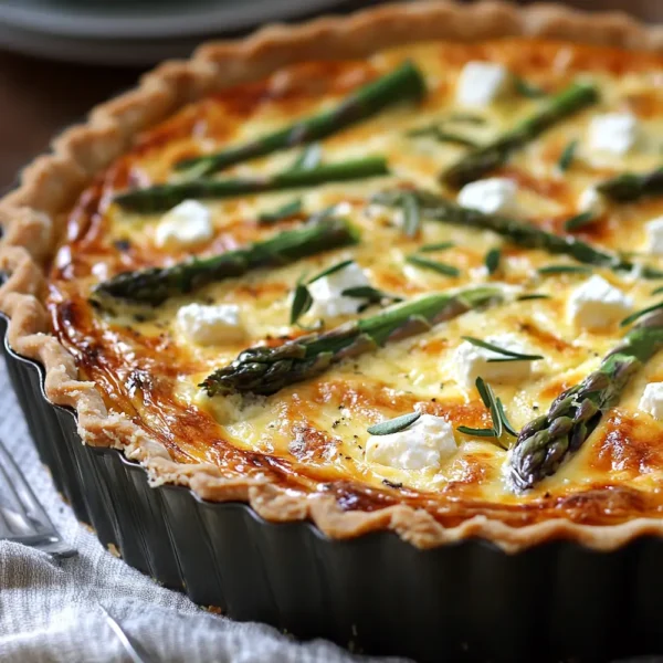 Asparagus and Feta Quiche