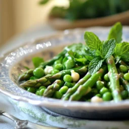 Asparagus and Pea Salad with Mint