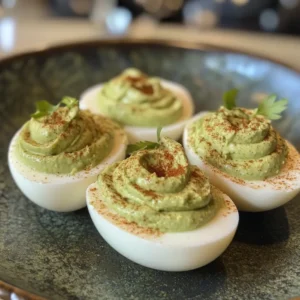 Avocado Deviled Eggs