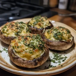 Cheese and Herb Stuffed Mushrooms