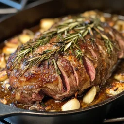 Roast Lamb with Rosemary and Garlic