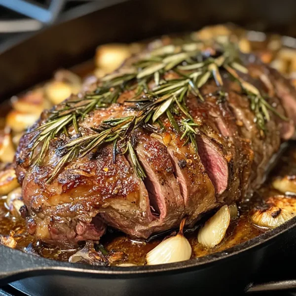 Roast Lamb with Rosemary and Garlic