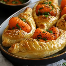 Baby Carrots in Puff Pastry