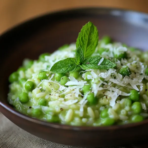 Pea and Mint Risotto